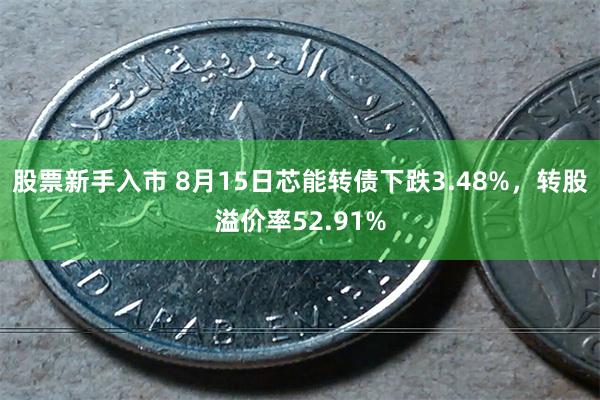 股票新手入市 8月15日芯能转债下跌3.48%，转股溢价率52.91%