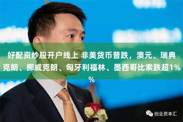 好配资炒股开户线上 非美货币普跌，澳元、瑞典克朗、挪威克朗、匈牙利福林、墨西哥比索跌超1%